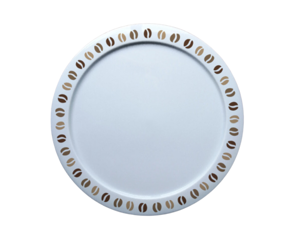 centre d'assiette en porcelaine de Limoges. A associer àux assiettes en résine écologique. Nouveautés Art de la Table.