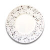 Original plates in jesmonite and Limoges porcelain. Tableware novelties