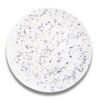 Original plates in jesmonite and Limoges porcelain. Tableware novelties