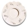 Assiettes originales en jesmonite et porcelaine de Limoges. Un nouvel art de la table