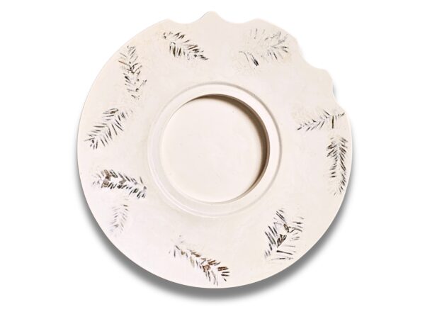 Assiettes originales en jesmonite et porcelaine de Limoges. Un nouvel art de la table